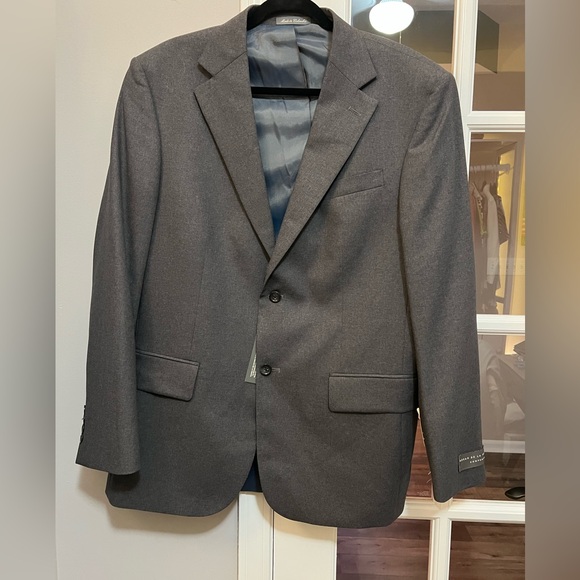 Oscar de la Renta Other - Oscar de la Renta Charcoal Blazer 100% wool size 42R NWT